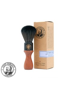 Synthetic Fibre Wooden Shaving Badger Free Brush (Vegan Friendly), Captain Fawcett
